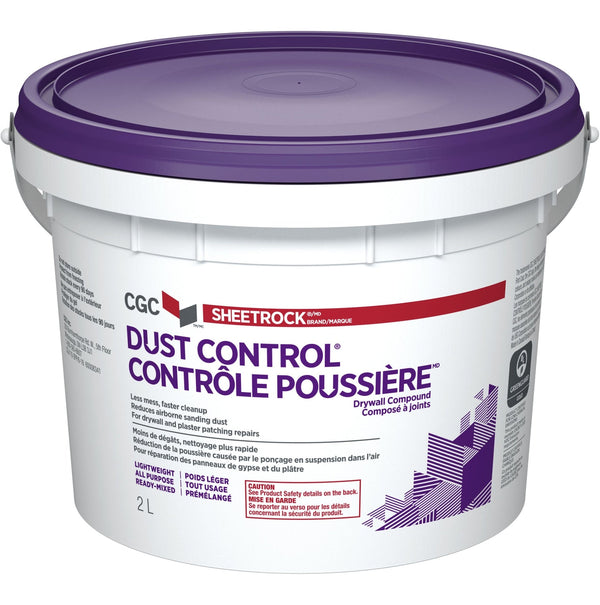 Sheetrock Dust Control Drywall Compound, Ready-Mixed B2555