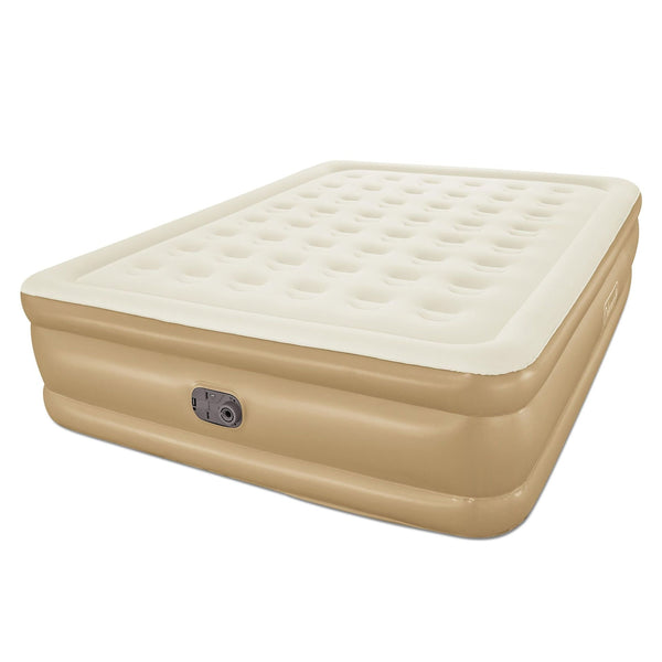 GuestRest Double-High Airbed, Air Mattress with Pump, Queen I6556