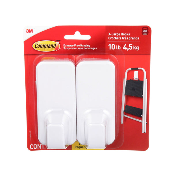 10-lb Jumbo Hook Value Pack, 17010-2EF | 2 Hooks, 6 Strips per Pack J5355