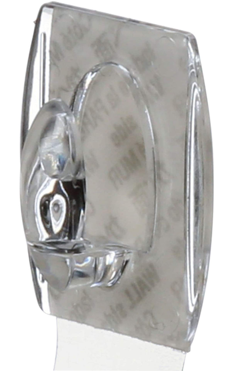 Mini Clear Hooks and Strips, For Variety Surfaces, 0.5-lb Capacity F5865