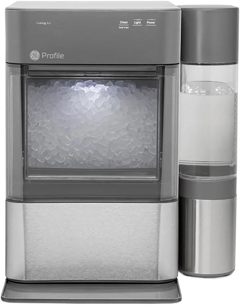 Profile Opal 2.0 XL with 1 Gallon Tank, Chewable Crunchable Countertop Nugget Ice Maker, Scoop included, 38 lbs in 24 hours, Pellet Ice Machine with WiFi & Smart Connected, Stainless Steel A6469