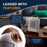 HFX30C15WCA Capsule Ceramic Fan Heater, White