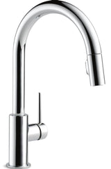 Faucet Trinsic Single Handle High Arc Pull Down Sprayer Kitchen Faucet, Assorted Finishes