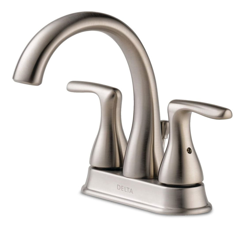 Principals 2-Handle Lavatory Sink Faucet, Centreset Installation, Brushed Nickel G7382