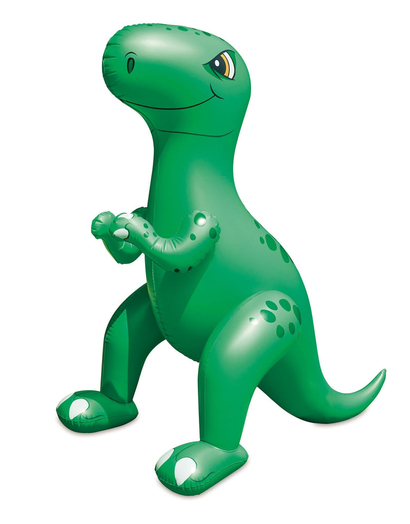 Dinosuar Giant Inflatable Water Sprinkler, Green, 7-ft, Ages 5+, for Beach/Pool Fun Activities M4637