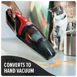 Versa Cordless Stick Vacuum, Lightweight, Red