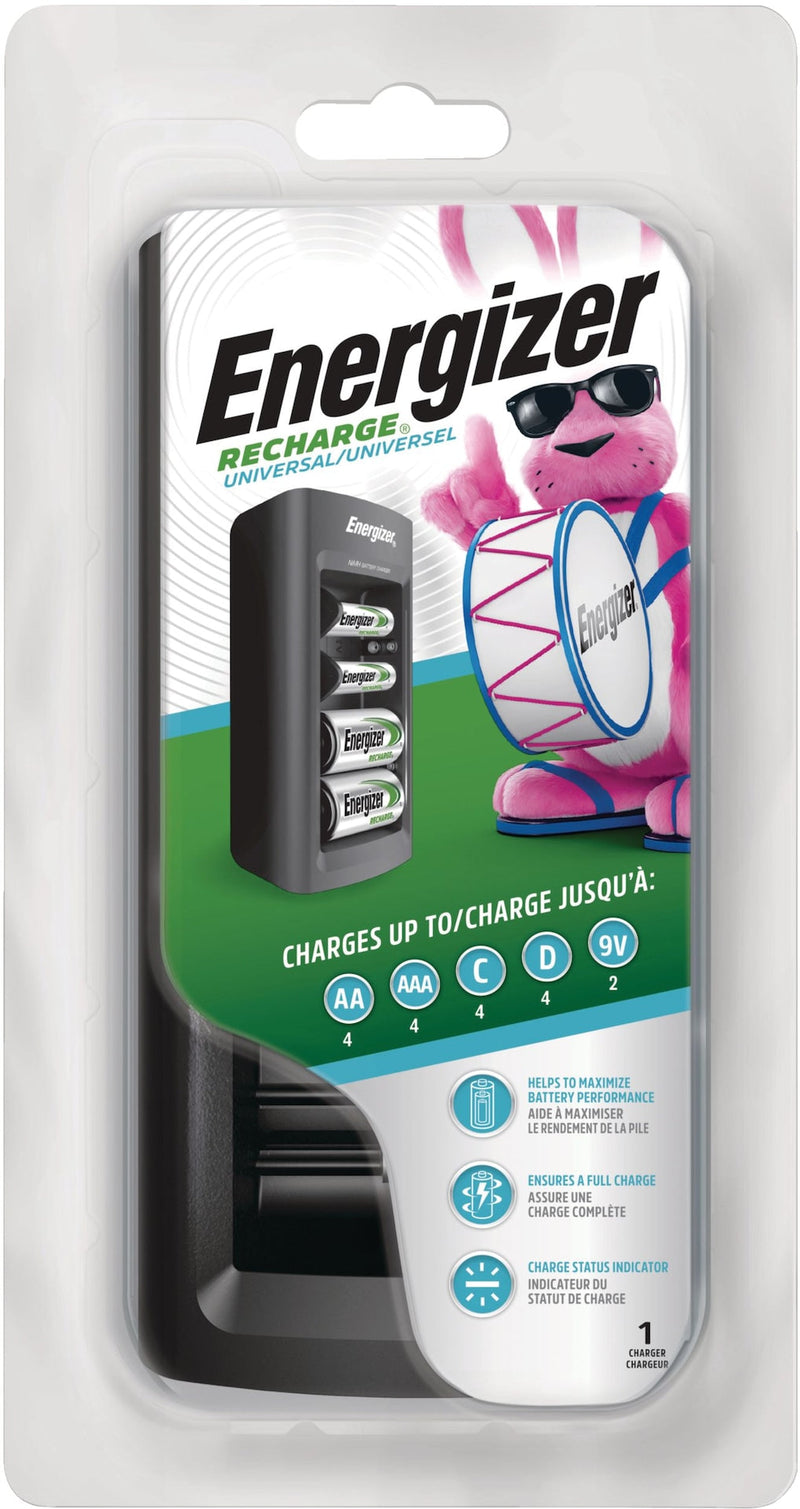 CHFC Universal Battery Charger For NiMH Rechargeable Batteries, AA/AAA/C/D/9V R9632