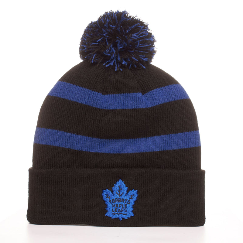 Fan Favorite Mass Breakaway Cuff Knit Pom Toque, Black, Adult V9396