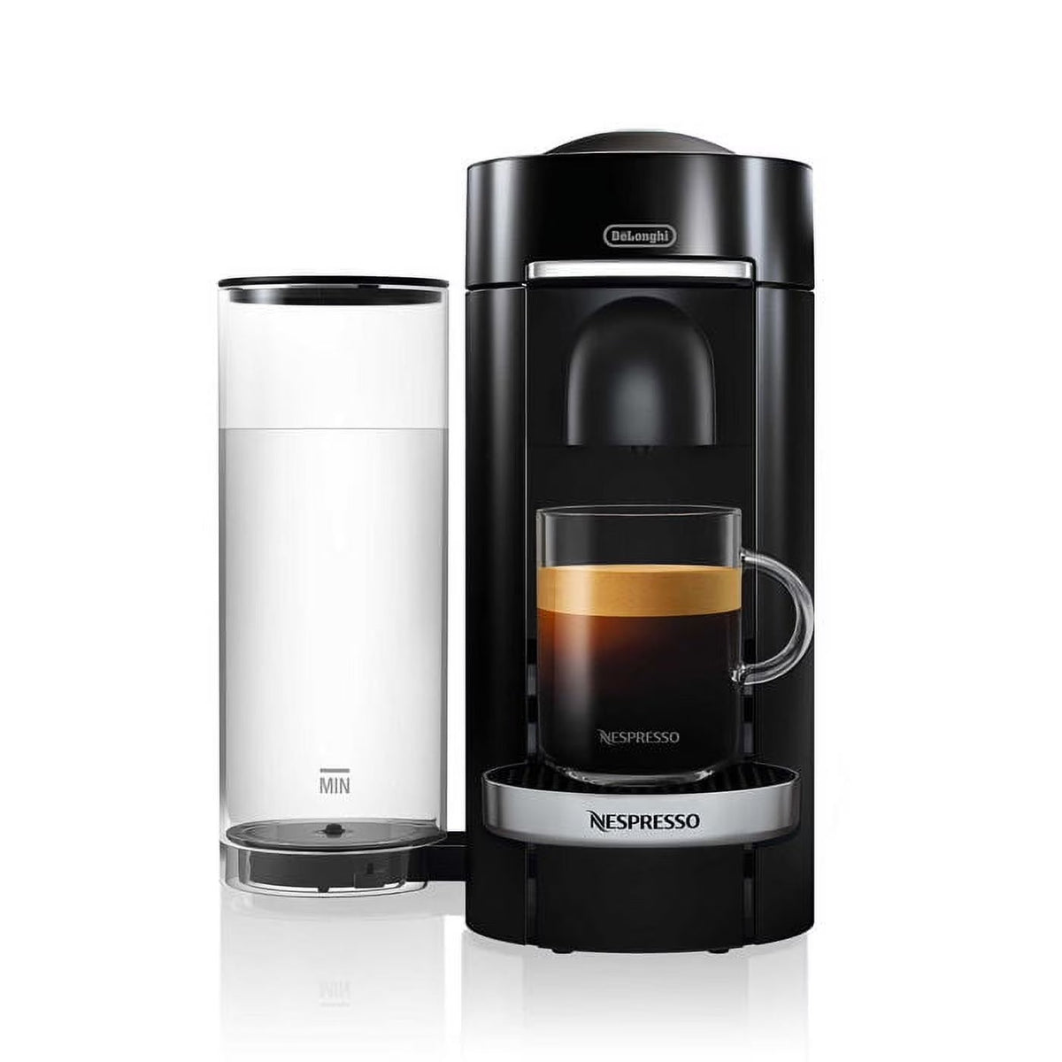 New Vertuo Plus Deluxe Coffee and Espresso Machine by, Black, Single-Serve Brewers