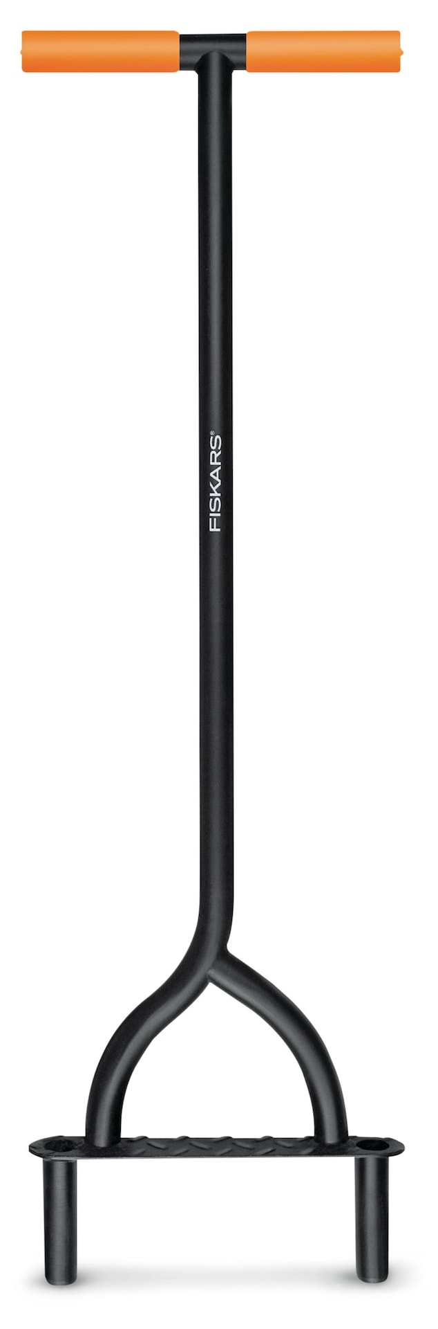 Heavy-Duty Two-Prong Extended Reach Steel Coring Aerator with T-Handle, 38-in