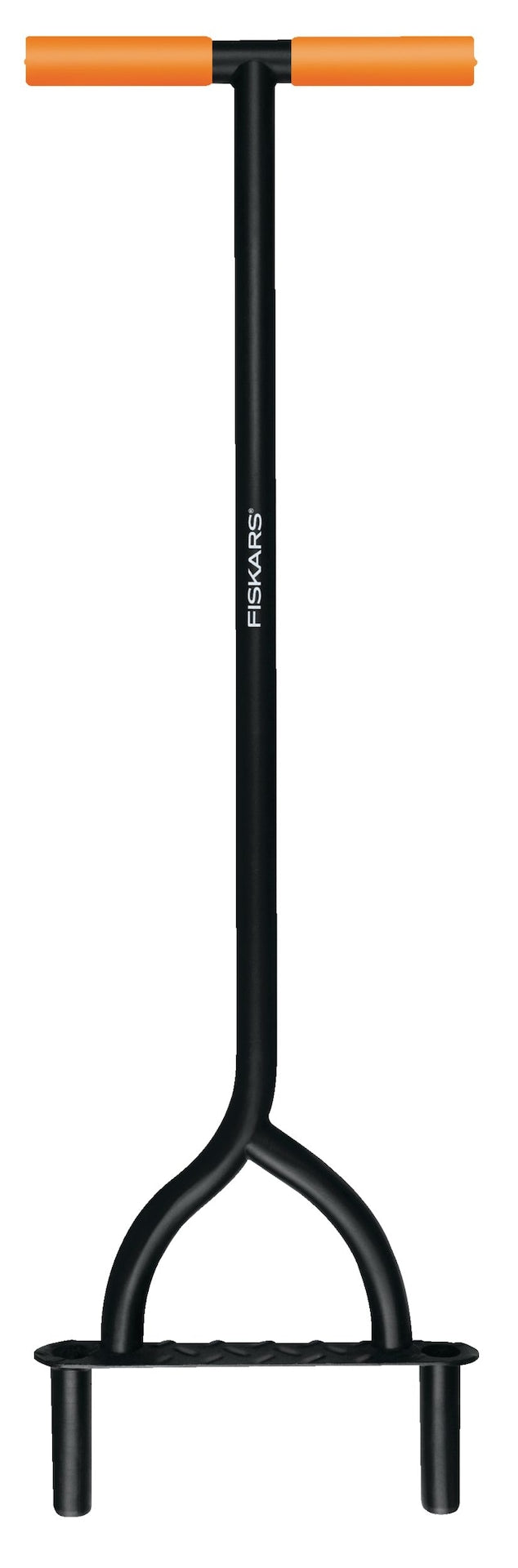 Heavy-Duty Two-Prong Extended Reach Steel Coring Aerator with T-Handle, 38-in