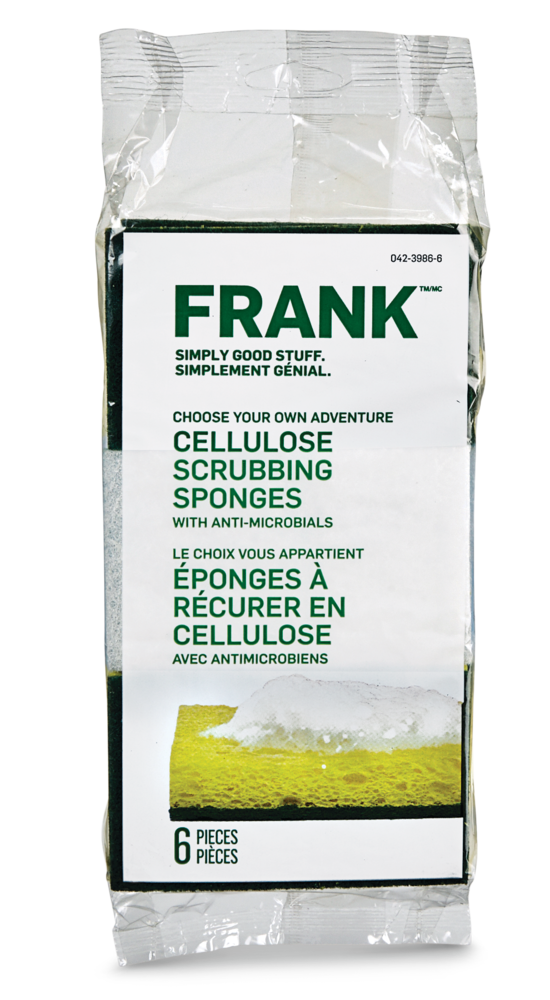Cellulose Scrub Sponge, 6-pk L9144