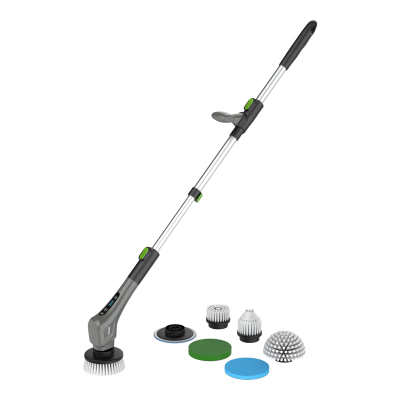 Cordless Electric Spin Scrubber, Includes 7 Accessories E7895