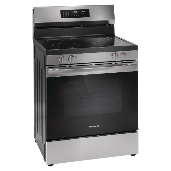 30 in 5.3 cu. ft. Electric 5-Burner Range with Air Fry V5801
