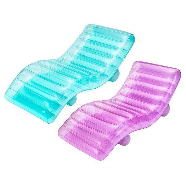 FunChaiser Pool Lounger, 2-in-1 Valve, Ages 14+ H1546