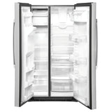 GE 36 in. 25.1 cu.ft. Stainless Steel Side-by-Side Refrigerator with FrostGuard Technology