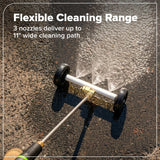 2-in-1 Water Broom & Undercarriage Cleaner, Pressure Washer Attachment
