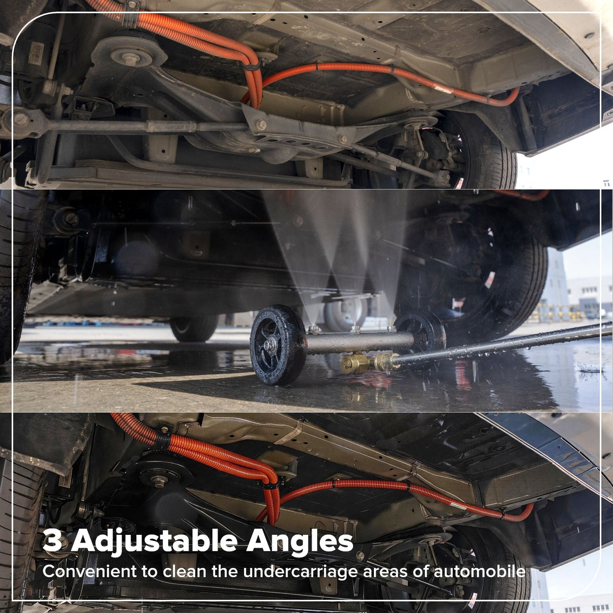 2-in-1 Water Broom & Undercarriage Cleaner, Pressure Washer Attachment