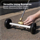 2-in-1 Water Broom & Undercarriage Cleaner, Pressure Washer Attachment