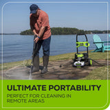 60V 1800PSI 1.2GPM Hybrid AC/DC Pressure Washer, Tool Only