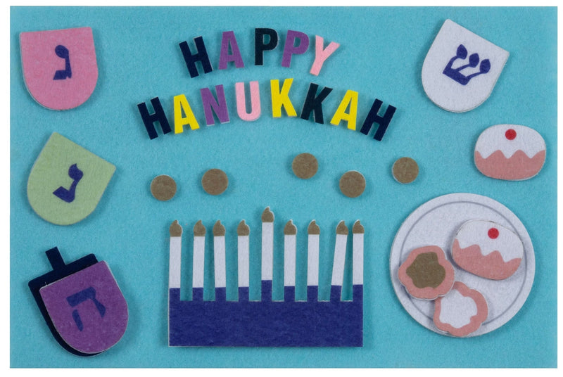 "Happy Hanukkah" Felt Interactive Activity Play Board Kit, 30-pc, for Hanukkah I3360