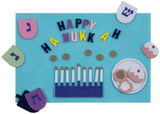 "Happy Hanukkah" Felt Interactive Activity Play Board Kit, 30-pc, for Hanukkah