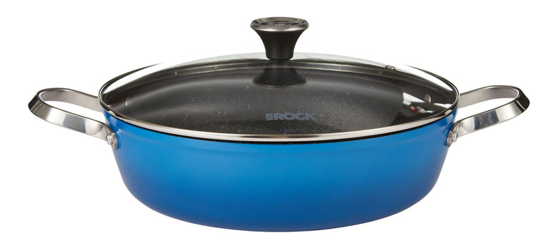 The Rock One-Pot Dutch Oven, Dishwasher & Oven Safe, Blue, 5qt R5358