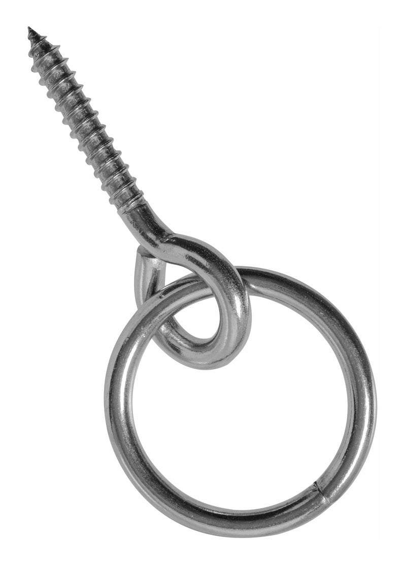 Zinc-Plated Lag Hitch Ring N7213