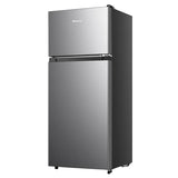 19in. 4.4 cu. ft Stainless Steel Look Compact Top Mount Refrigerator
