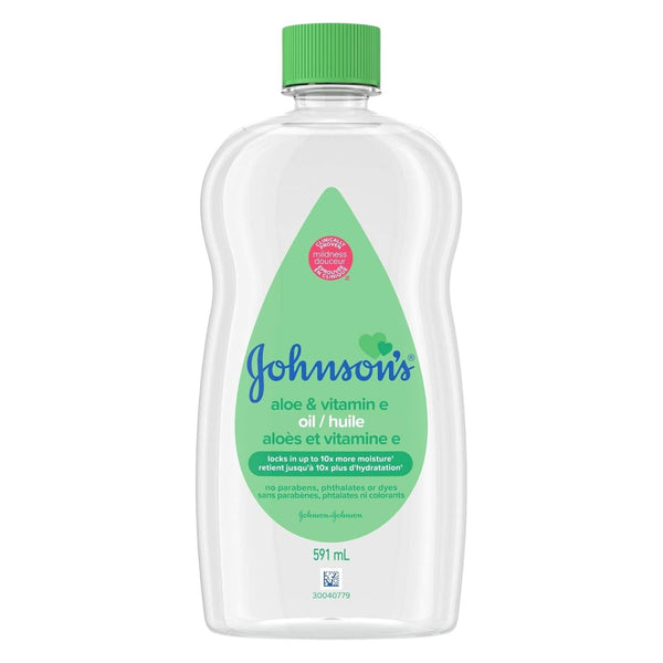 Aloe and Vitamin E Baby Oil, 591-mL I7018