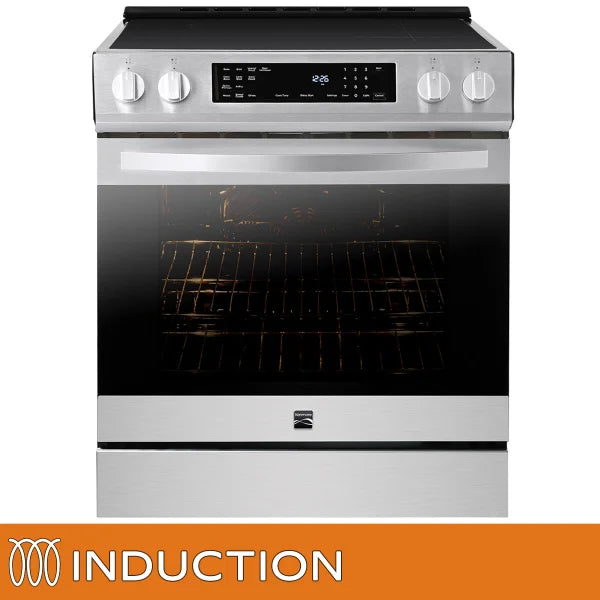 30 in. 5 cu ft. Stainless Steel Digital Control Induction Range with True Convection and Air Fry Y8188