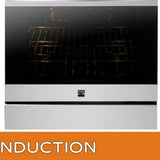 30 in. 5 cu ft. Stainless Steel Digital Control Induction Range with True Convection and Air Fry