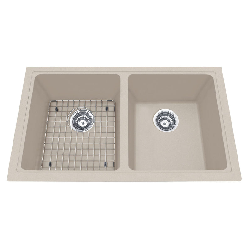 Mythos Kitchen Granite Undermount Double Sink, 31 9/16-in C9713