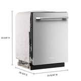 24 in Built-In Third Rack Dishwasher with ProDry System