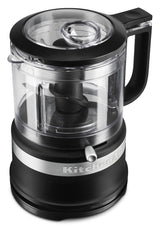 Compact Food Chopper with Dishwasher Safe Parts, Black