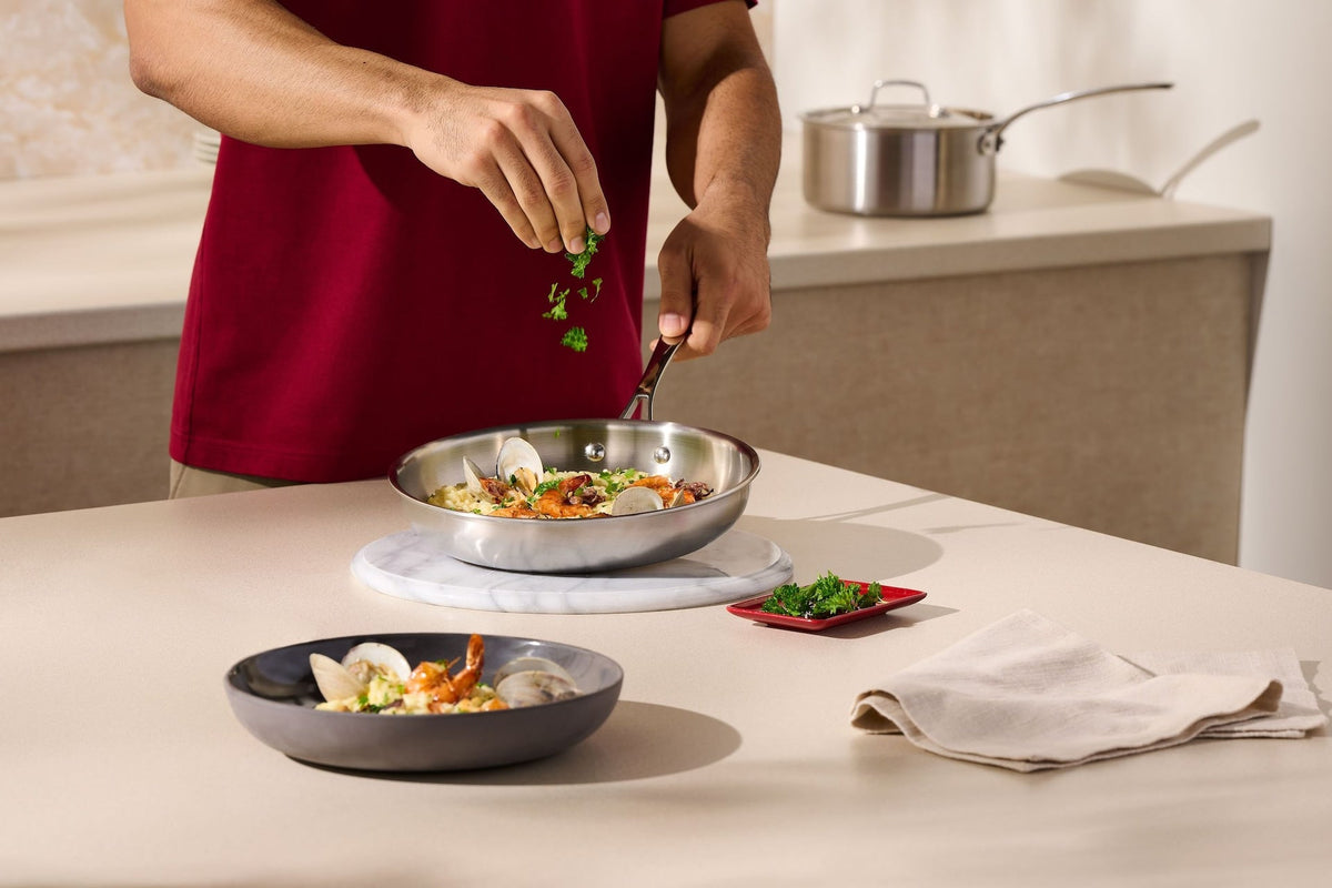 3-Ply Clad Commercial Fry Pan, 30-cm