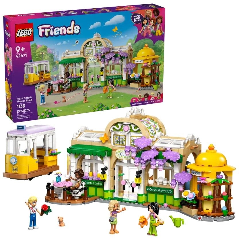 Friends Plant Café and Flower Shop - 42671, 1138-pcs, Ages 9+