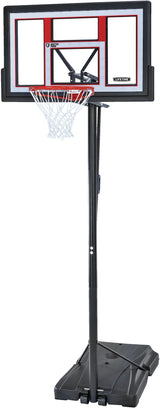 Portable Adjustable Basketball Backboard, Hoop & Net System, 50-in