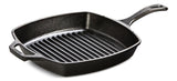Seasoned Cast-Iron Grill Pan, 10.5-in (26 cm)