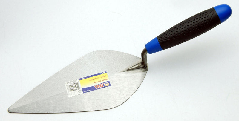 Masonry, Concrete & Brick Pointing Trowel with Ergonomic Handle Grip 10-in S5652