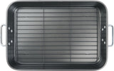 Multi-Purpose Roaster with Rack, Dishwasher Safe, 9-12 lb, 25.4 x 38cm