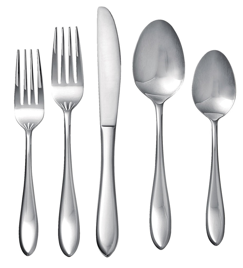 Stainless Steel Flatware Set, Serves 12, 60-pc L2663