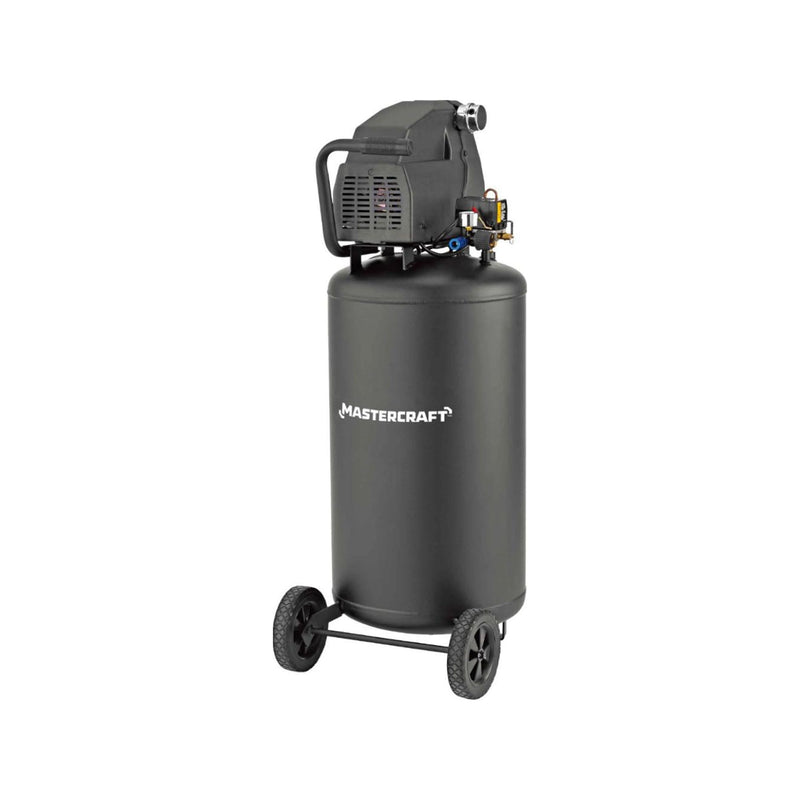 26-Gallon Oil-Free Portable Vertical Air Compressor, Matte Black, 135 PSI, 1.8HP I8904