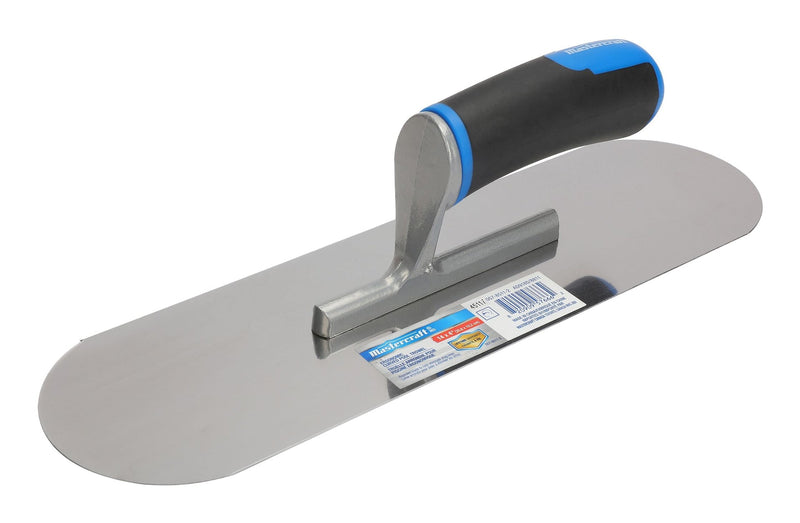 Steel Curved Pool Trowel with Comfort Grip For Masonry & Concrete Work, 4 x 14-in Z5830