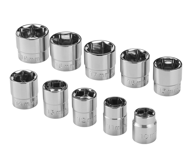 10 Piece 3/8" Drive Low Profile Socket Rail W7002