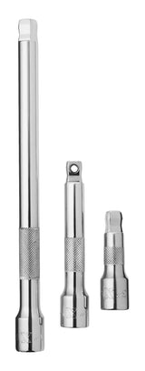 3 Piece 1/2" Drive Wobble Extension Bar Set