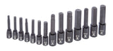 Hex Impact Socket & Bit Socket Set, 14-pc, SAE/Metric