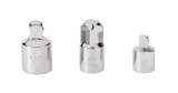 Socket Adapter Set, 3-pc, Nickel-Chrome Plating