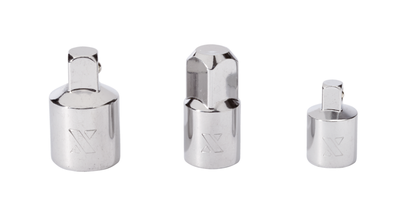 Socket Adapter Set, 3-pc, Nickel-Chrome Plating F616
