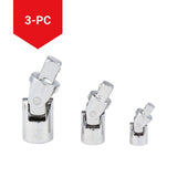 U-Joint Socket Set, 3-pc, CRV